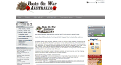 Desktop Screenshot of booksonwaraustralia.com